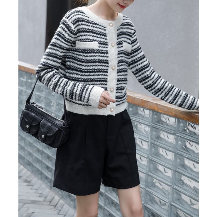 ベルトSETピンタックハーフパンツ | by muni:r | 詳細画像33 