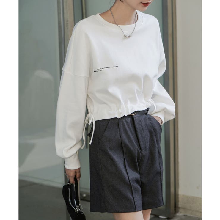 ベルトSETピンタックハーフパンツ | by muni:r | 詳細画像37 