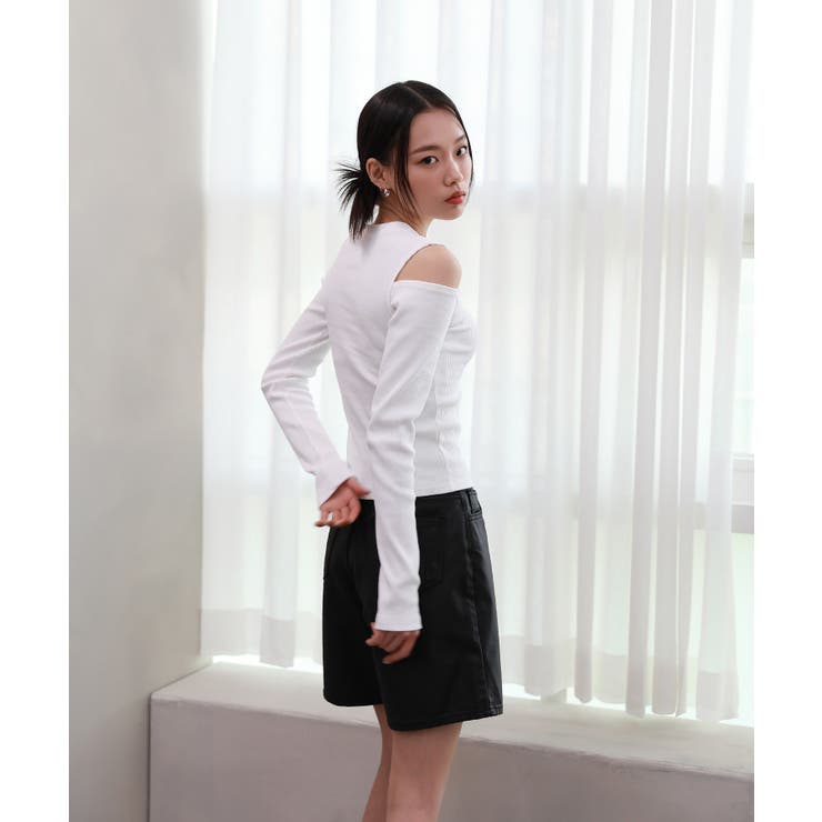 ベルトSETピンタックハーフパンツ | by muni:r | 詳細画像4 