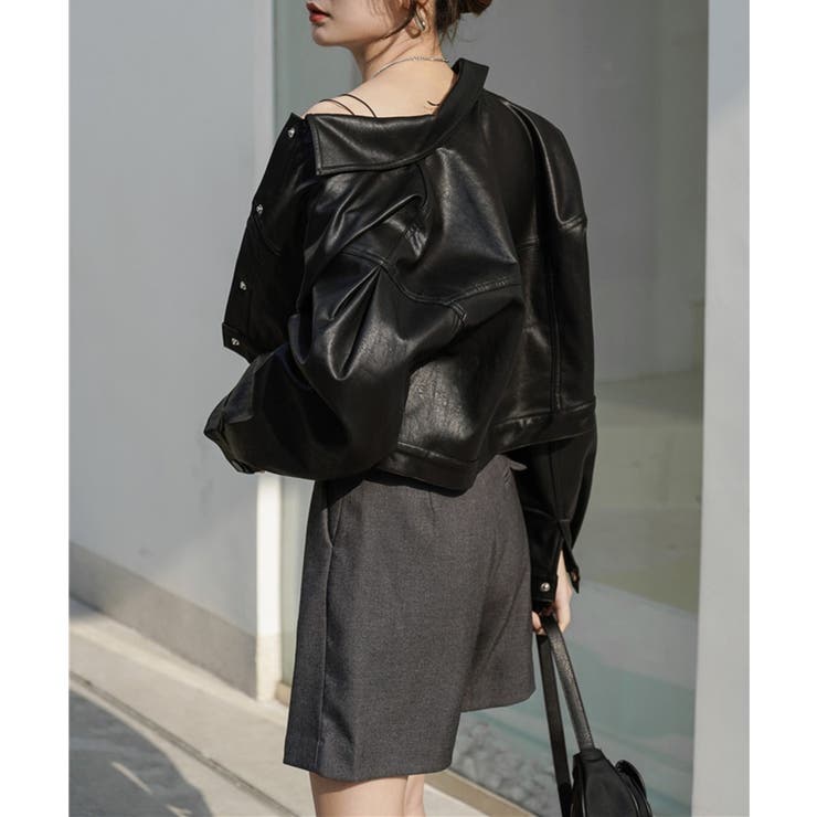 ベルトSETピンタックハーフパンツ | by muni:r | 詳細画像47 