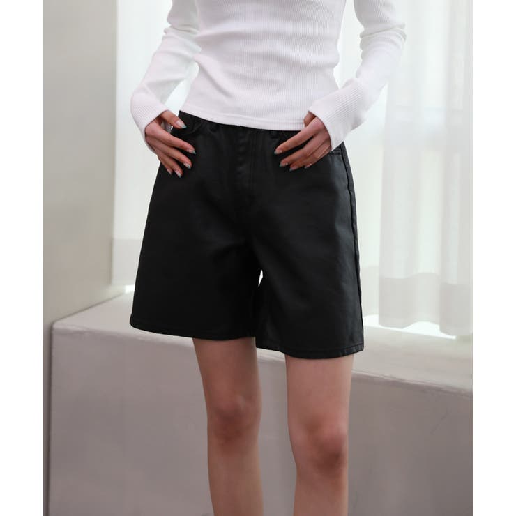 ベルトSETピンタックハーフパンツ | by muni:r | 詳細画像48 