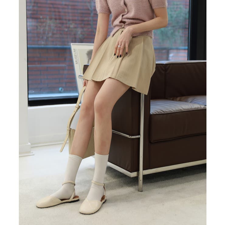 トレンドローライズプリーツスカート | by muni:r | 詳細画像18 