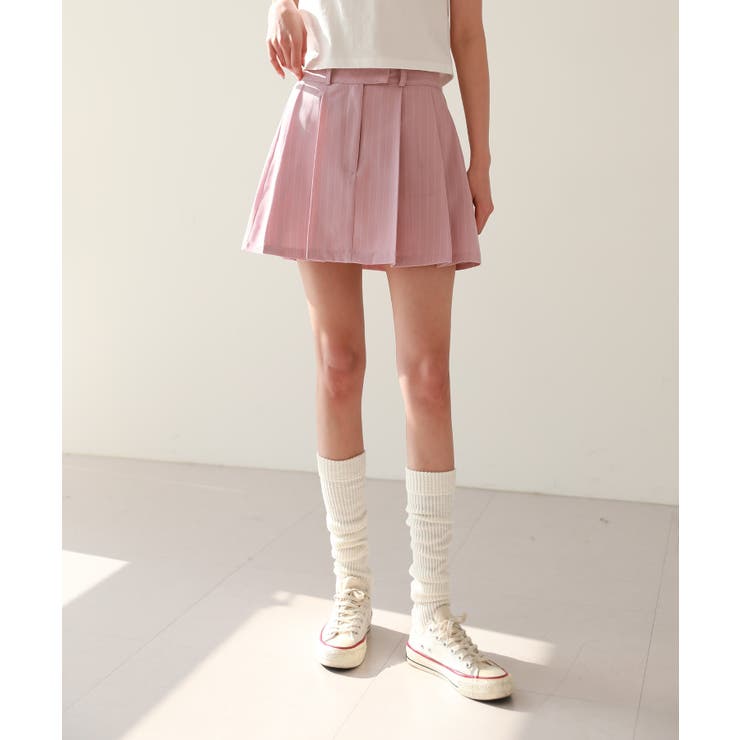 トレンドローライズプリーツスカート | by muni:r | 詳細画像34 