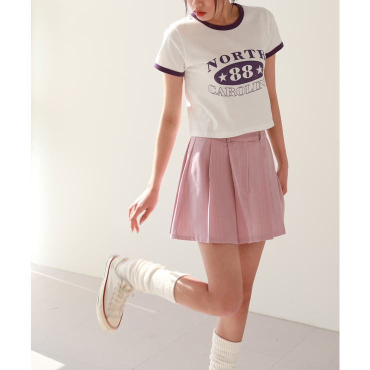 トレンドローライズプリーツスカート | by muni:r | 詳細画像35 