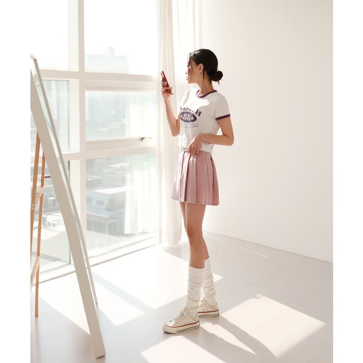 トレンドローライズプリーツスカート | by muni:r | 詳細画像41 