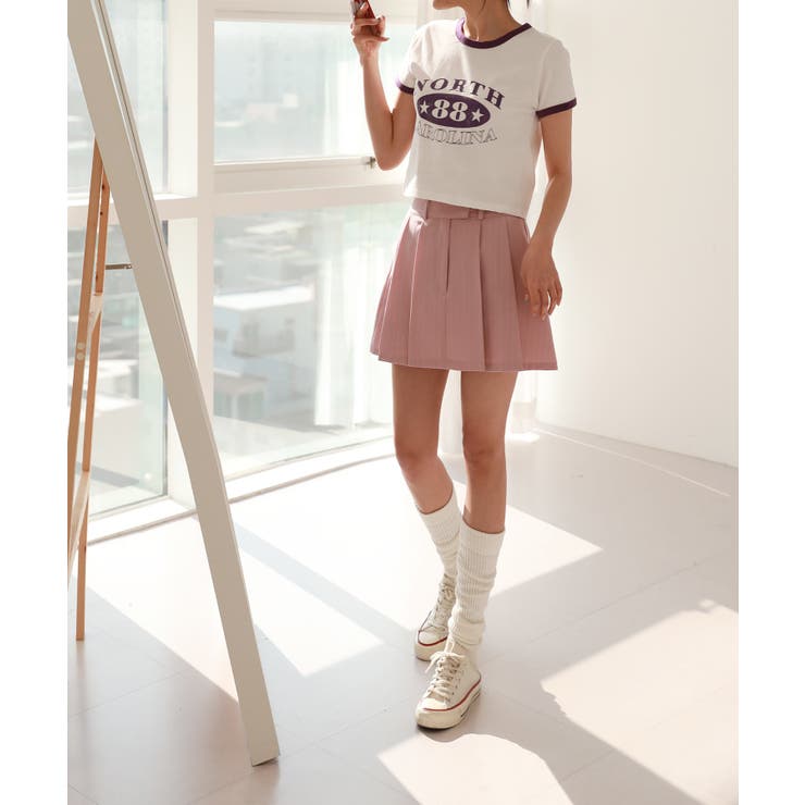 トレンドローライズプリーツスカート | by muni:r | 詳細画像42 