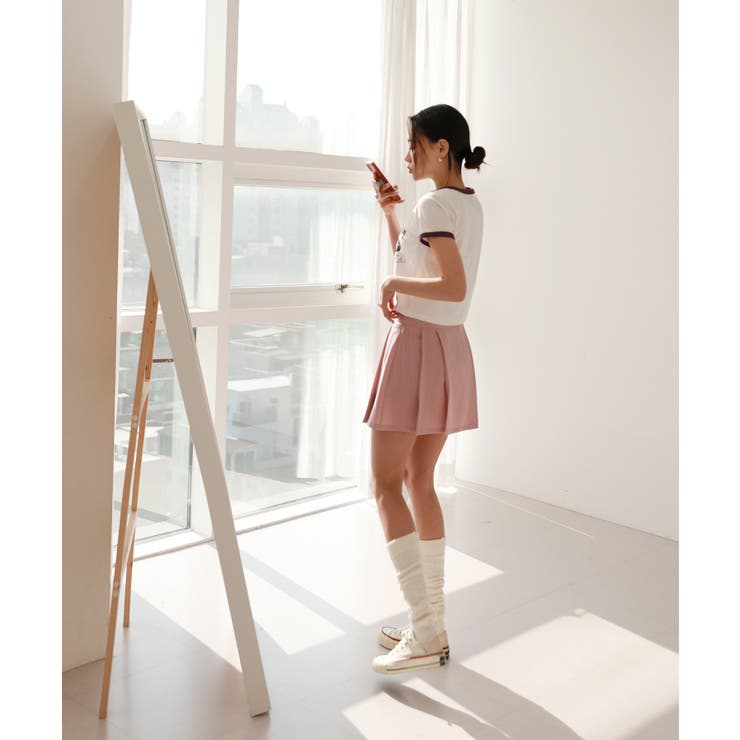 トレンドローライズプリーツスカート | by muni:r | 詳細画像43 