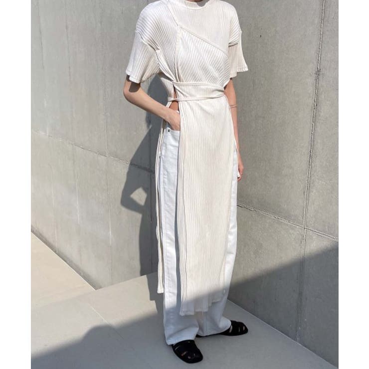 リネンレイヤードロングワンピース　ブラック×オフ美品 リネンレイヤードロングワンピース ブラック×オフ美品 楽天市場