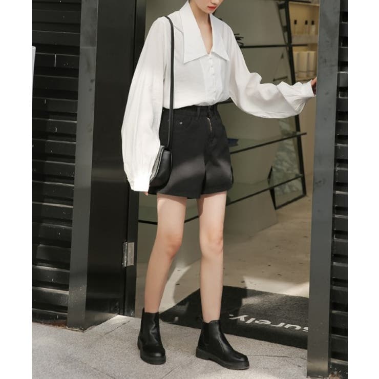 プレーンカラーブラウス | by muni:r | 詳細画像2 