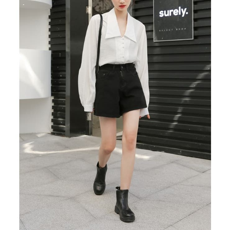 プレーンカラーブラウス | by muni:r | 詳細画像3 