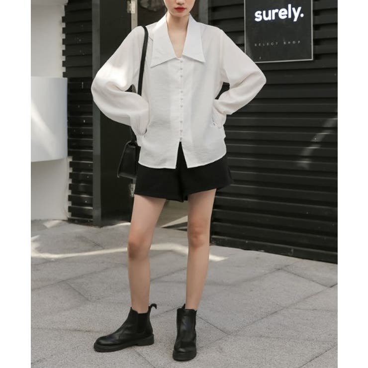 プレーンカラーブラウス | by muni:r | 詳細画像5 