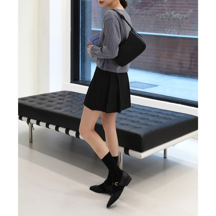 カラーミニケーブルニットカーディガン | by muni:r | 詳細画像53 