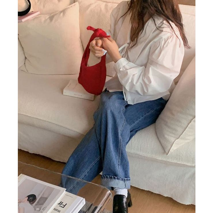 ビッグカラースプリングパフブラウス | by muni:r | 詳細画像7 