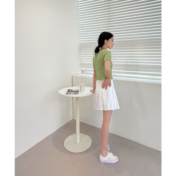 10 COLOR 裏地付きテニススカート | by muni:r | 詳細画像17 