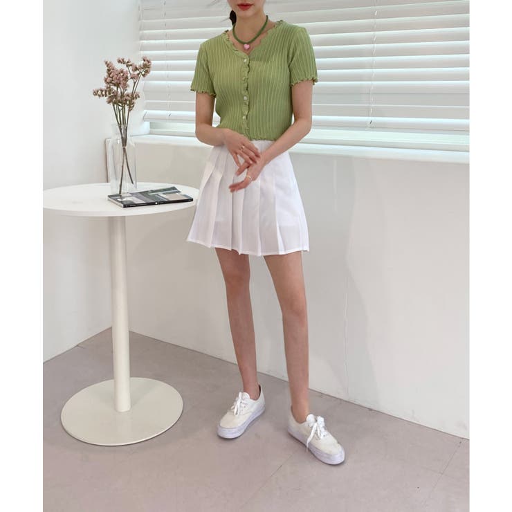 10 COLOR 裏地付きテニススカート | by muni:r | 詳細画像4 