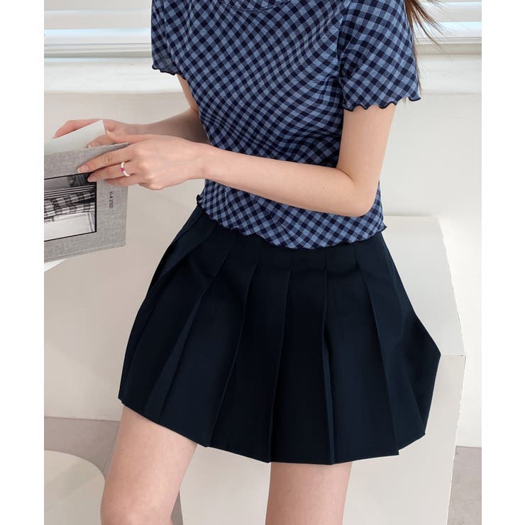 10 COLOR 裏地付きテニススカート | by muni:r | 詳細画像46 