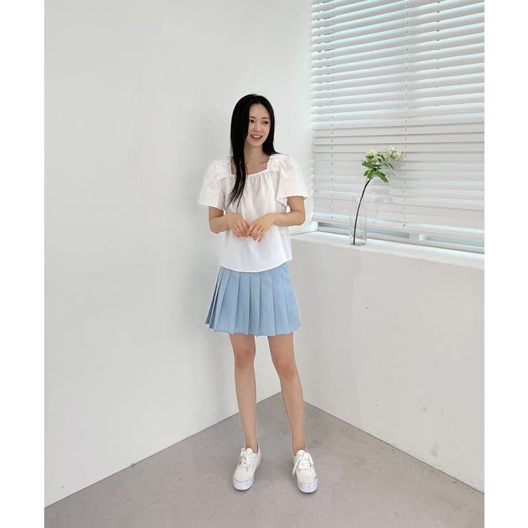 10 COLOR 裏地付きテニススカート | by muni:r | 詳細画像57 