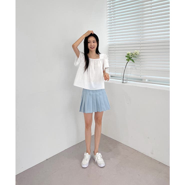 10 COLOR 裏地付きテニススカート | by muni:r | 詳細画像68 