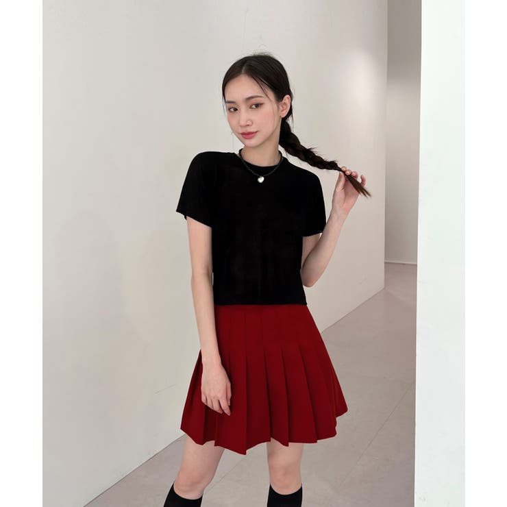 10 COLOR 裏地付きテニススカート | by muni:r | 詳細画像80 