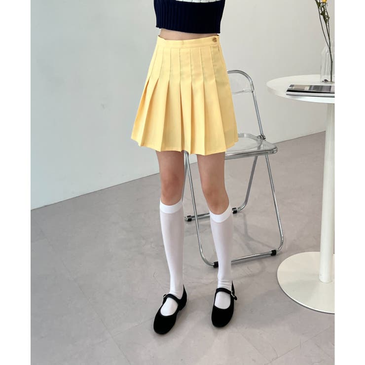 10 COLOR 裏地付きテニススカート | by muni:r | 詳細画像95 