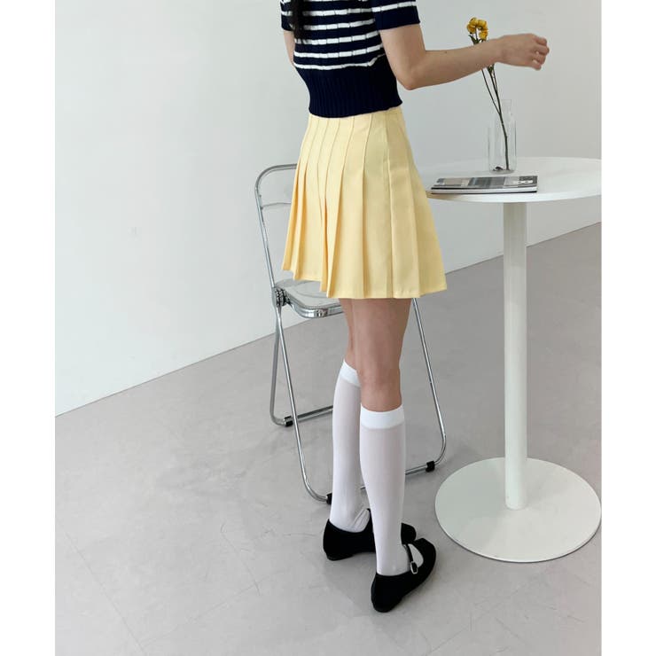 10 COLOR 裏地付きテニススカート | by muni:r | 詳細画像97 