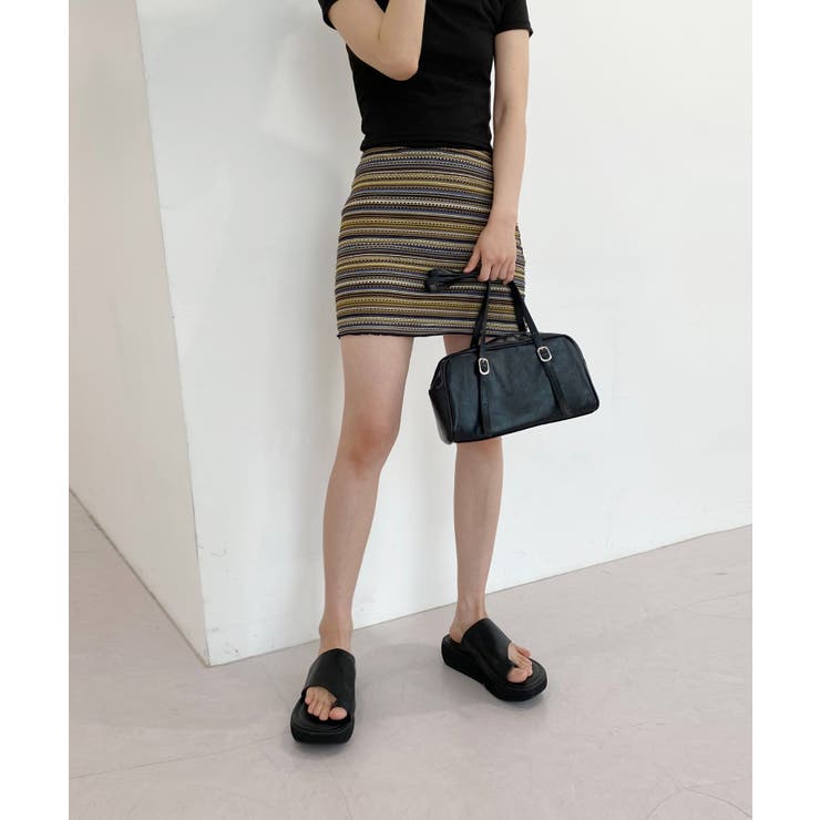 ヴィンテージストライプニットスカート | by muni:r | 詳細画像14 