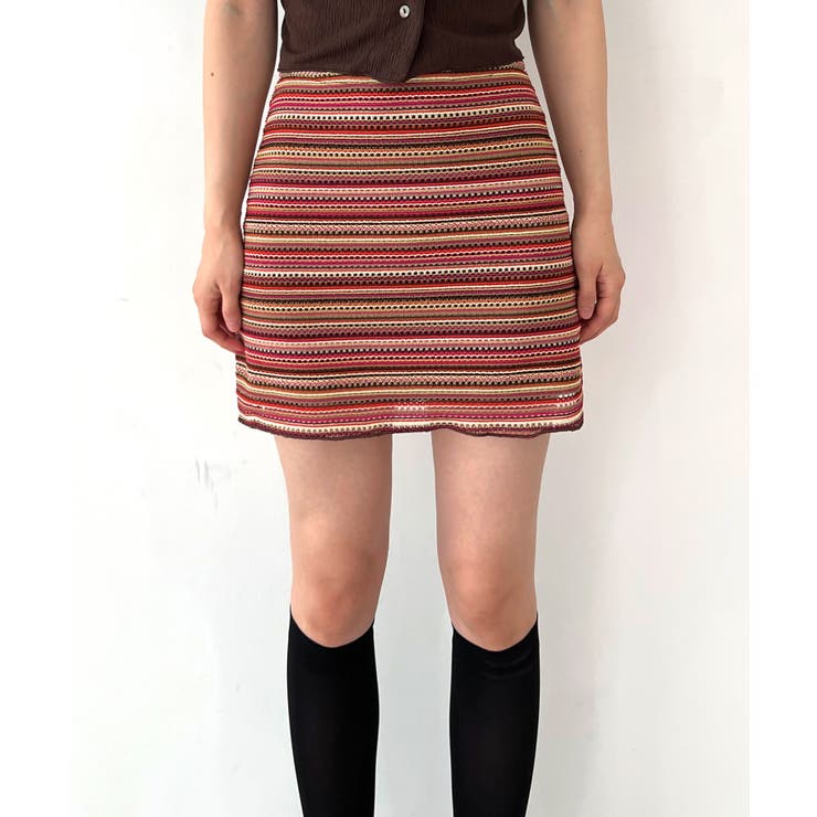 ヴィンテージストライプニットスカート | by muni:r | 詳細画像43 