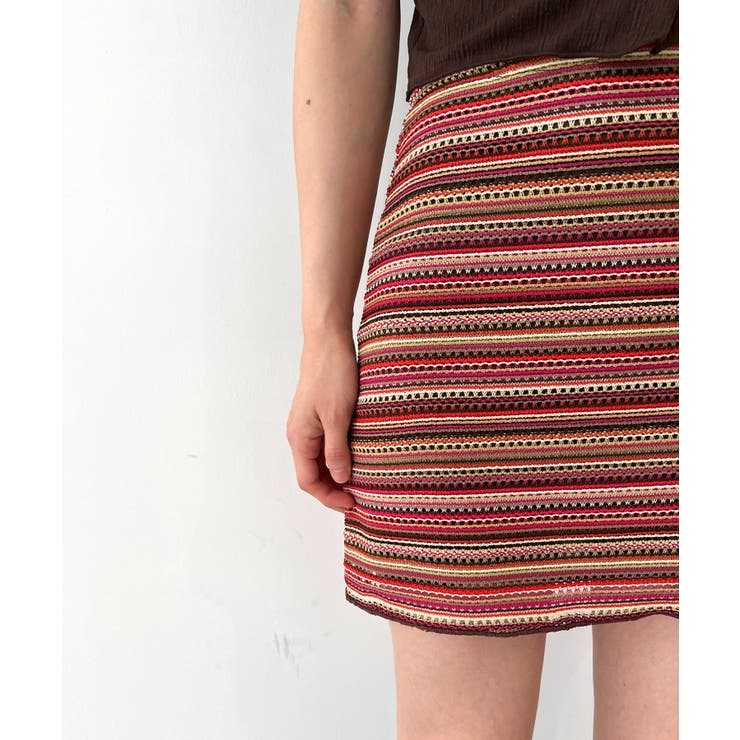 ヴィンテージストライプニットスカート | by muni:r | 詳細画像44 