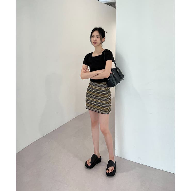 ヴィンテージストライプニットスカート | by muni:r | 詳細画像47 