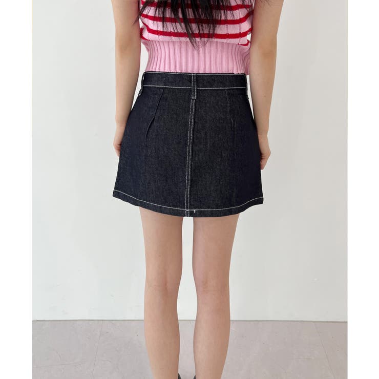 インディゴプリーツデニムスカート | by muni:r | 詳細画像19 