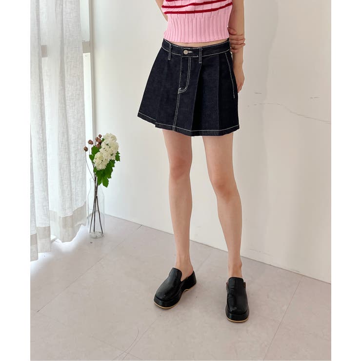 インディゴプリーツデニムスカート | by muni:r | 詳細画像22 