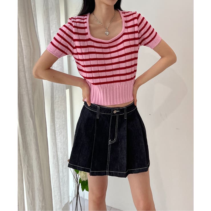 インディゴプリーツデニムスカート | by muni:r | 詳細画像5 