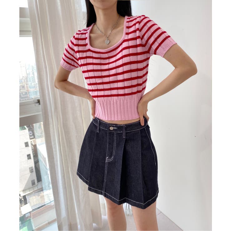 インディゴプリーツデニムスカート | by muni:r | 詳細画像7 