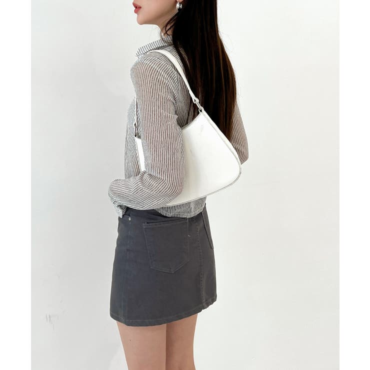 トレンドシースルーショートシャツ | by muni:r | 詳細画像6 