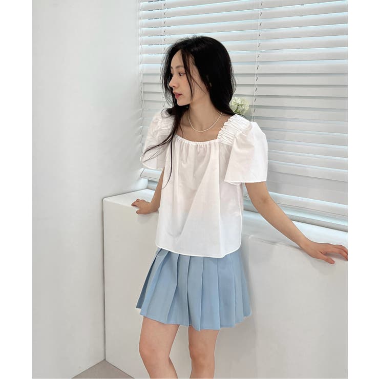 スクエアパフブラウス | by muni:r | 詳細画像12 