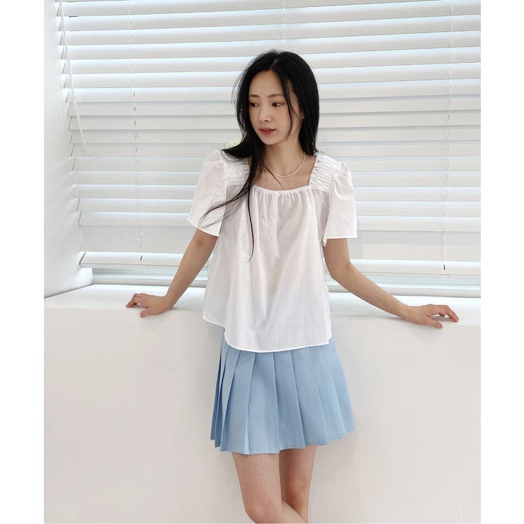 スクエアパフブラウス | by muni:r | 詳細画像7 