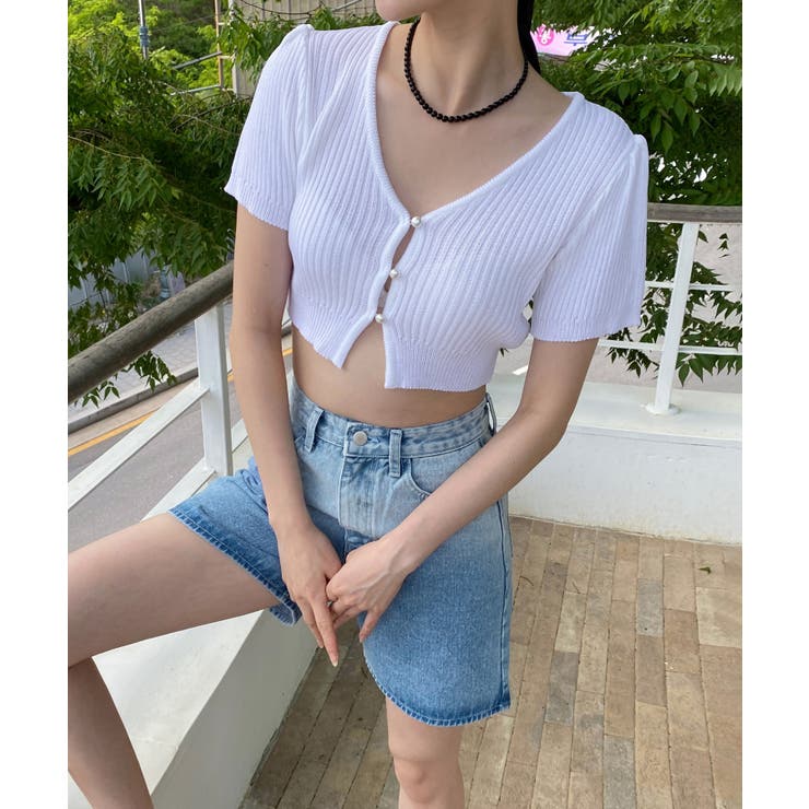 グラデーションウォッシングデニムショーツ | by muni:r | 詳細画像11 