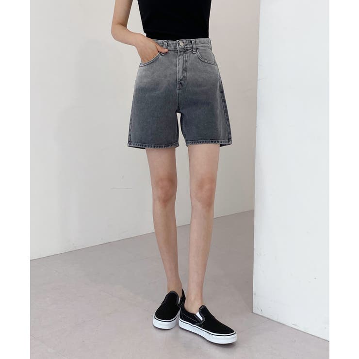 グラデーションウォッシングデニムショーツ | by muni:r | 詳細画像23 