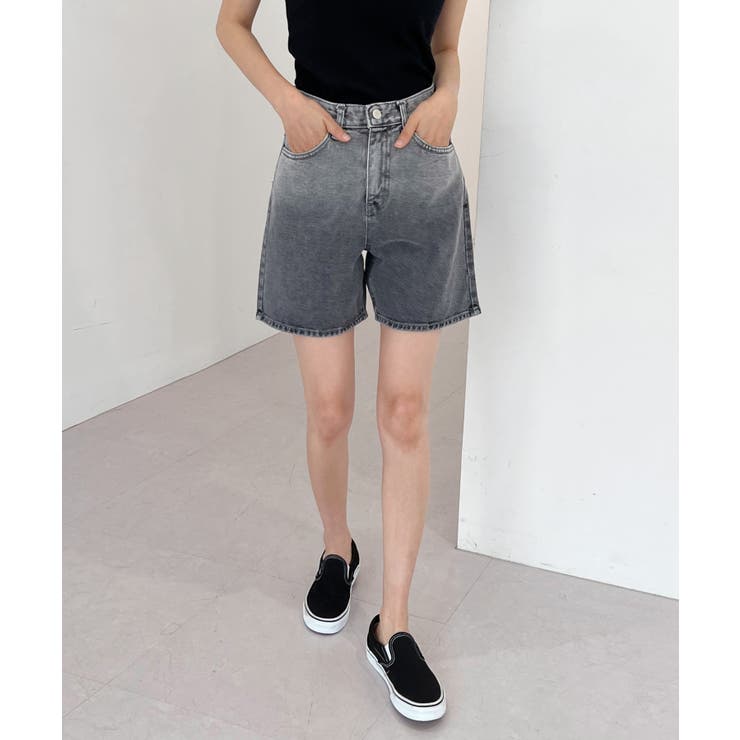 グラデーションウォッシングデニムショーツ | by muni:r | 詳細画像24 