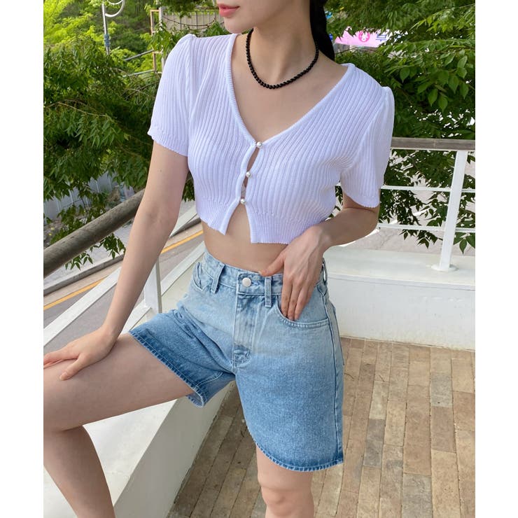 グラデーションウォッシングデニムショーツ | by muni:r | 詳細画像42 