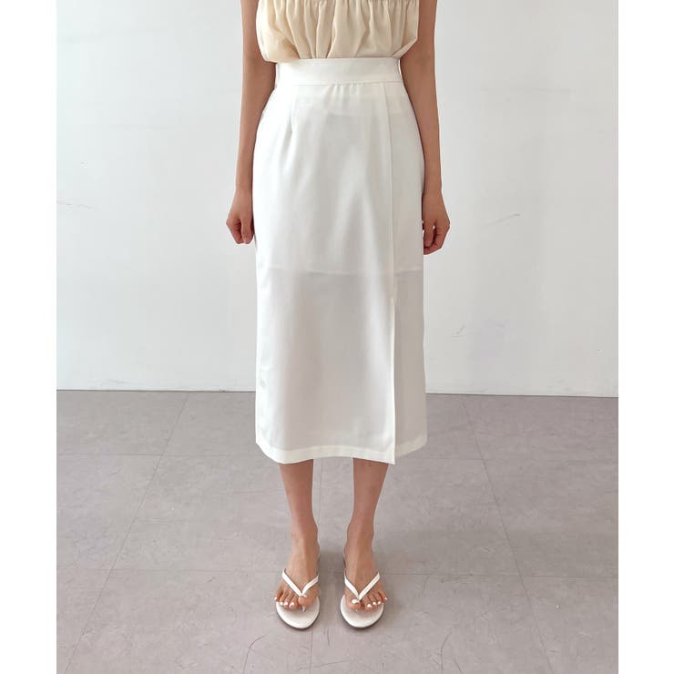 ナチュラルスリットロングスカート | by muni:r | 詳細画像12 