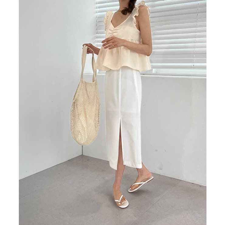 ナチュラルスリットロングスカート | by muni:r | 詳細画像9 