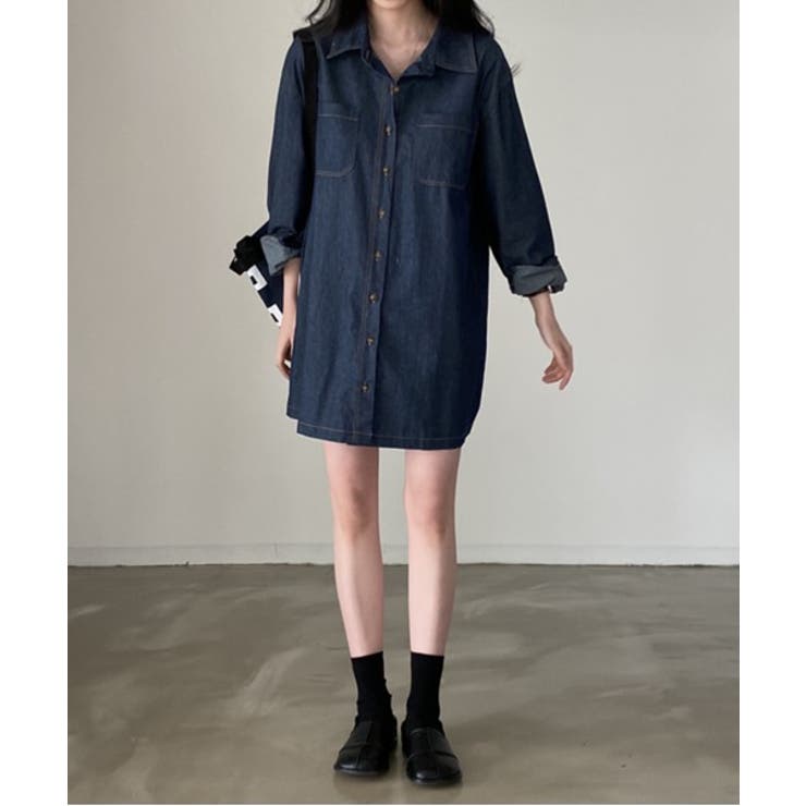 デイリーポケットデニムワンピース | by muni:r | 詳細画像1 