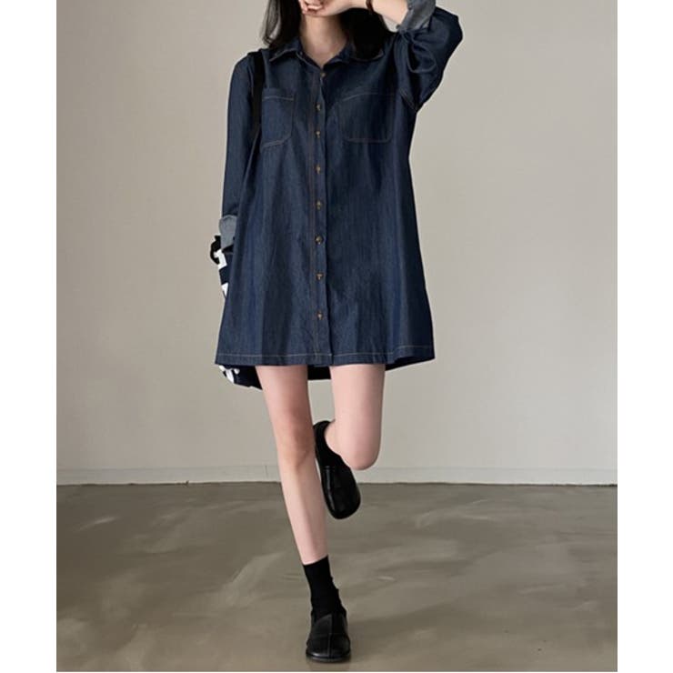 デイリーポケットデニムワンピース | by muni:r | 詳細画像4 