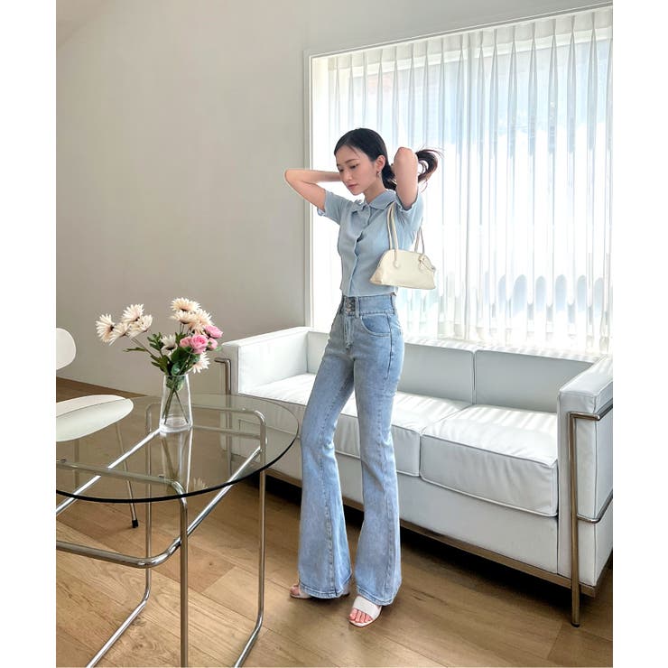 サマーカラークロップドブラウス | by muni:r | 詳細画像53 