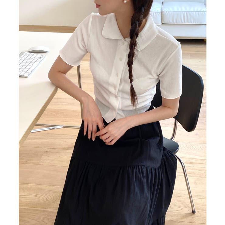 サマーカラークロップドブラウス | by muni:r | 詳細画像62 