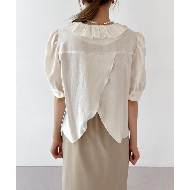 フリルスリットブラウス | by muni:r | 詳細画像16 