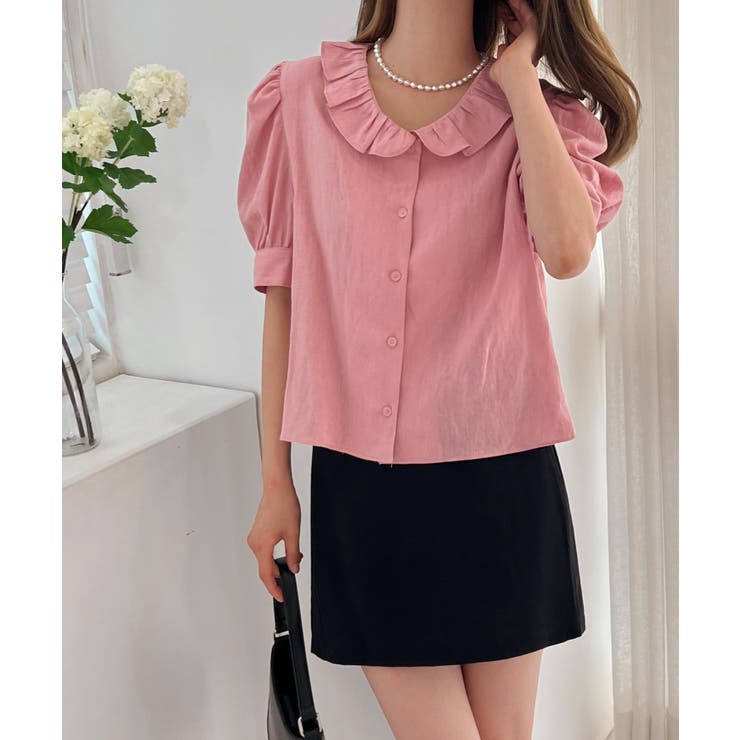 フリルスリットブラウス | by muni:r | 詳細画像18 