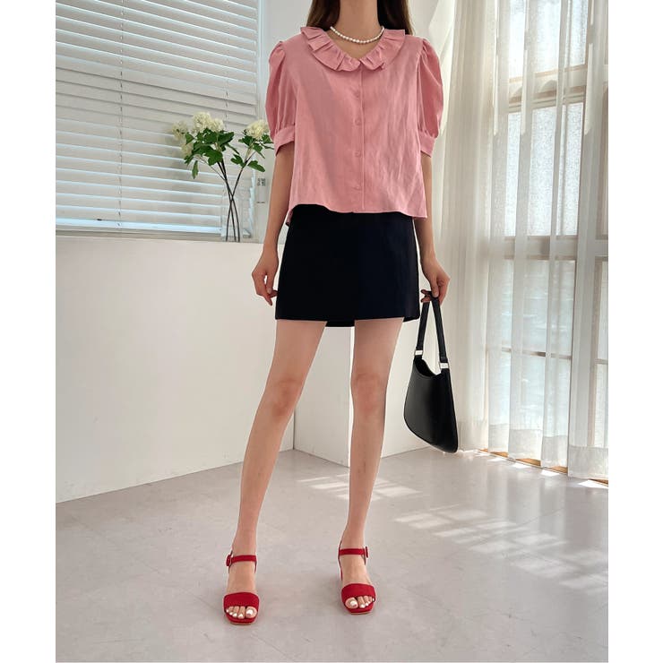 フリルスリットブラウス | by muni:r | 詳細画像20 