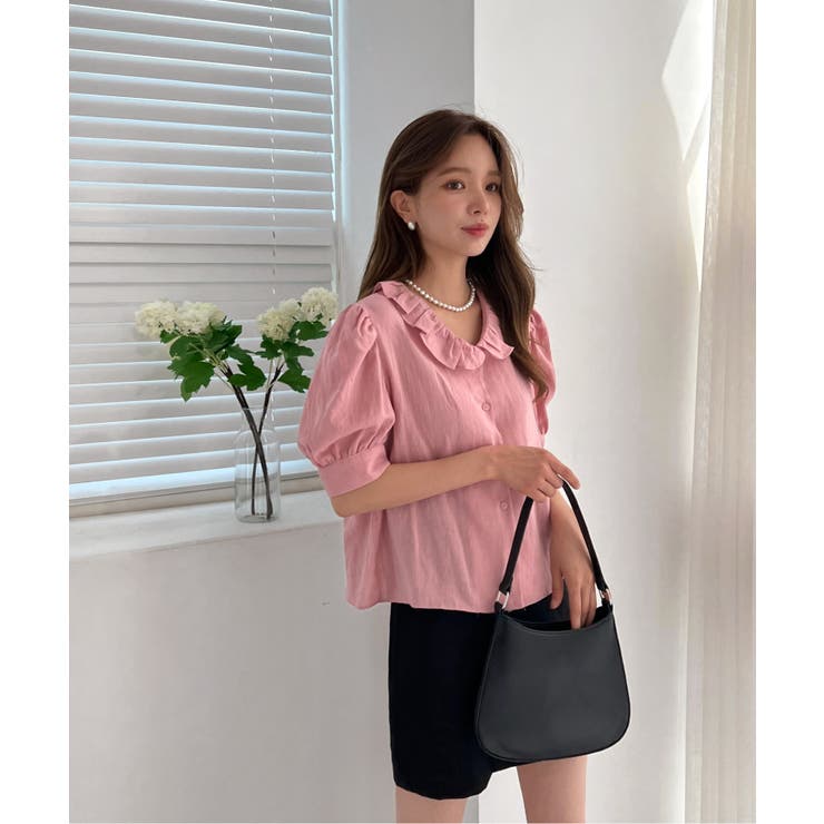 フリルスリットブラウス | by muni:r | 詳細画像24 